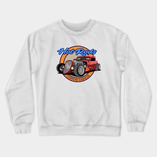 Hot Rods Custom Garage Crewneck Sweatshirt